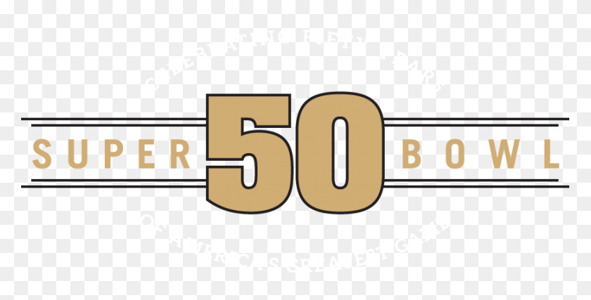 866x408 Super Bowl Logo - Super Bowl 50 PNG