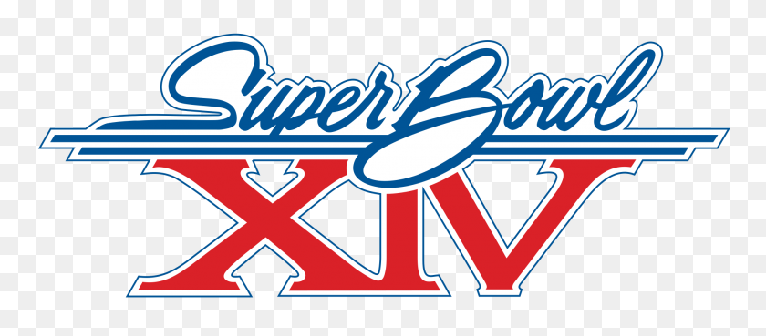2000x793 Logotipo Del Super Bowl Xiv - Super Bowl Png