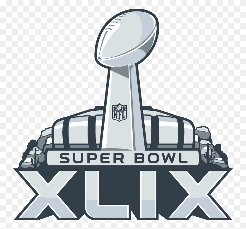 750x722 Super Bowl Xlix Ne Patriots Ganan El Trofeo Vince Lombardi - Trofeo Del Super Bowl Png