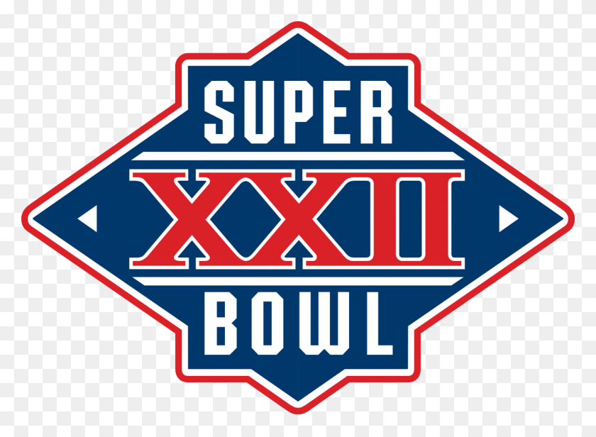 1280x913 Logotipo Del Super Bowl Xxii - Super Bowl Png