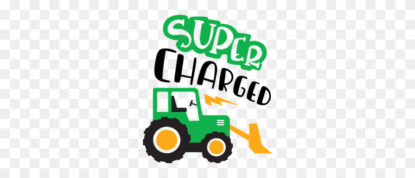 262x300 Super Charged Tractor Logo Vector - Tractor Tire Clipart