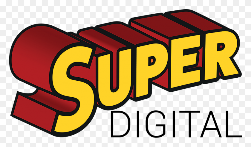 920x513 Super Digital Logo Thicker Font Dynamik Management Services Ltd - Super PNG