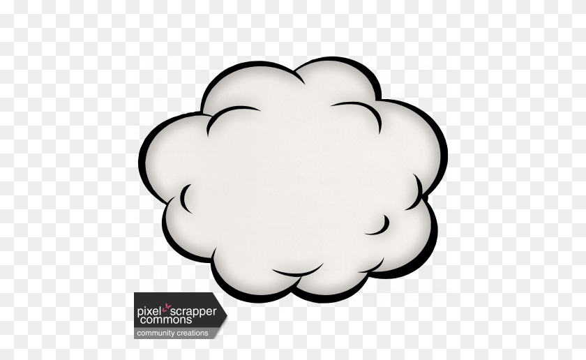 456x456 Superhéroe Nube De Humo Gráfico - Nube De Humo Png