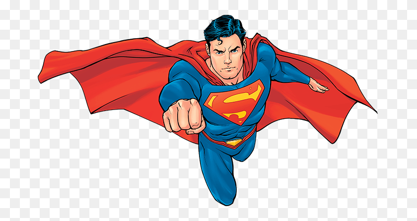 687x386 Superhéroe Helado - Superman Png