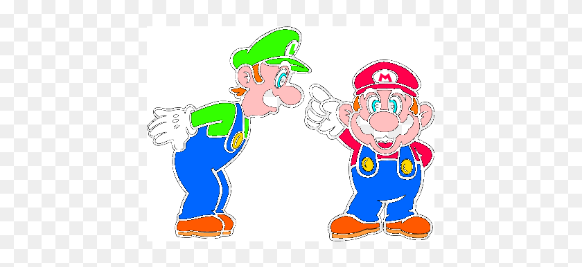 435x326 Super Mario Bros Simboli, Loghi Aziendali - Клипарт Super Mario Bros