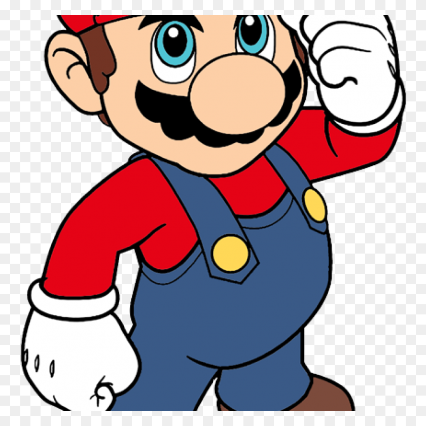 1024x1024 Descarga Gratuita De Imágenes Prediseñadas De Super Mario Clipart - Clipart Animado De Año Nuevo