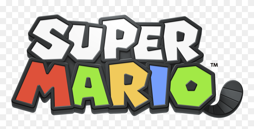 3585x1697 Super Mario Logo Transparent Png - Super Mario PNG