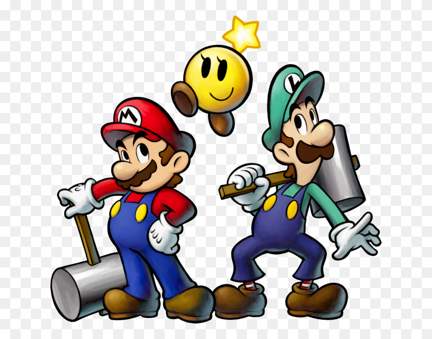 644x599 Super Mario Mario, Mario - Mario And Luigi Clipart