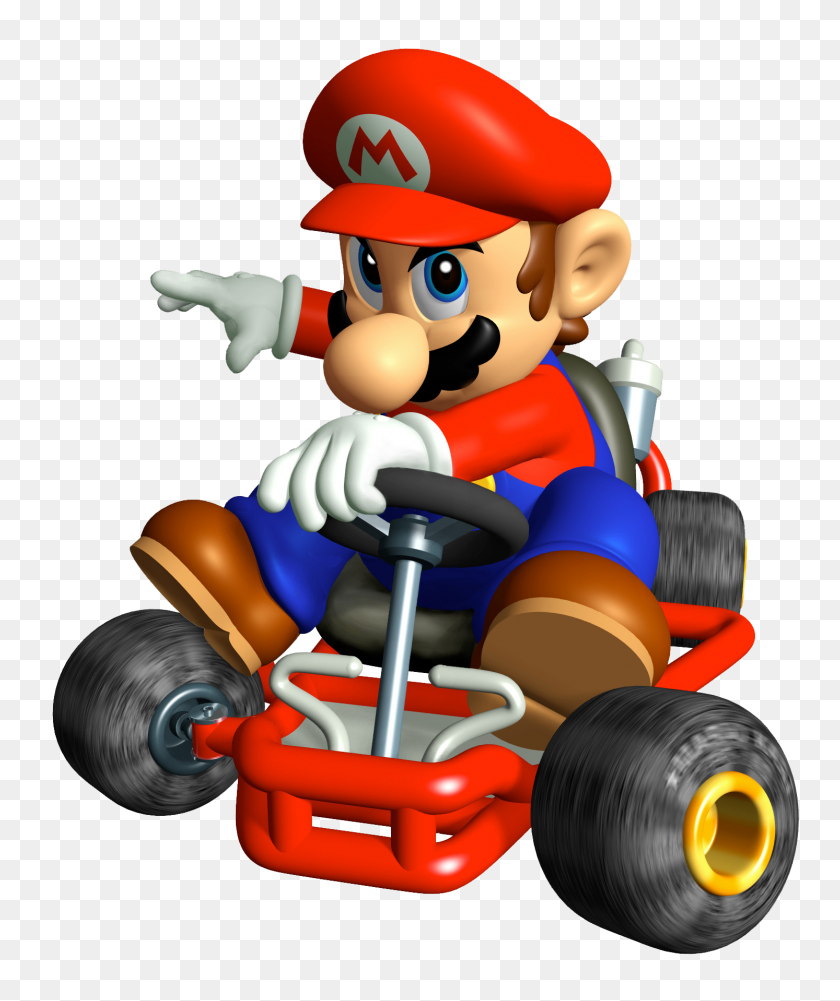 1493x1803 Super Mario En Kart Imagen Png - Mario Kart Png