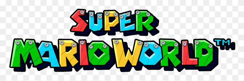 1674x476 Super Mario World Logos - Super Mario Logo Png