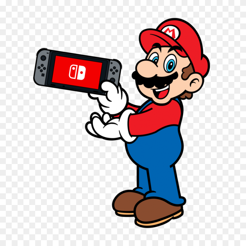 894x894 Super Mario X Nintendo Switch - Nintendo Switch Logo PNG
