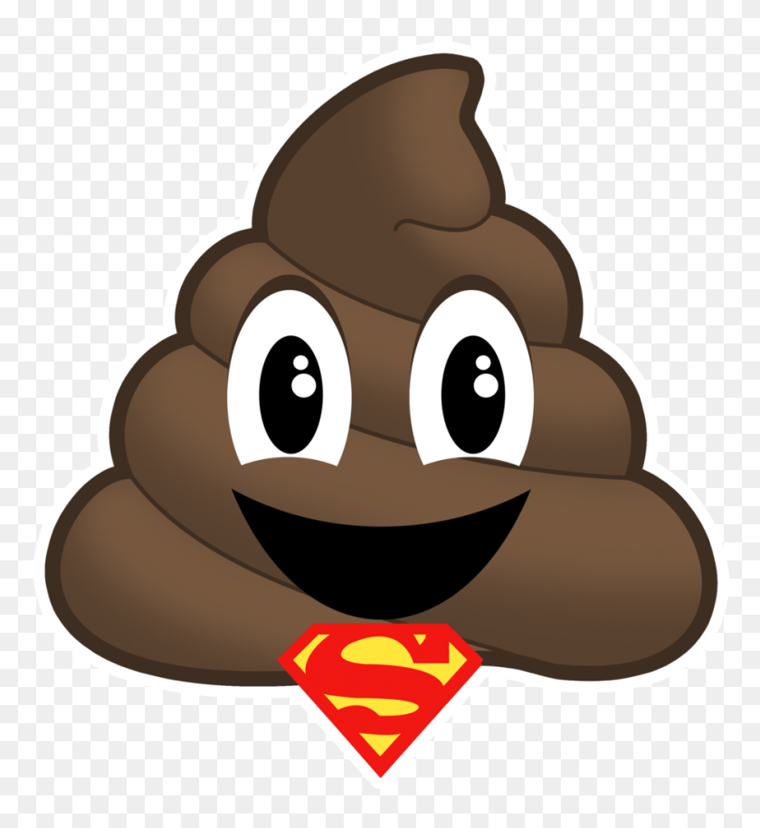 932x1024 Super Poop Emoji Pop Studios Props - Poop Emoji Clipart