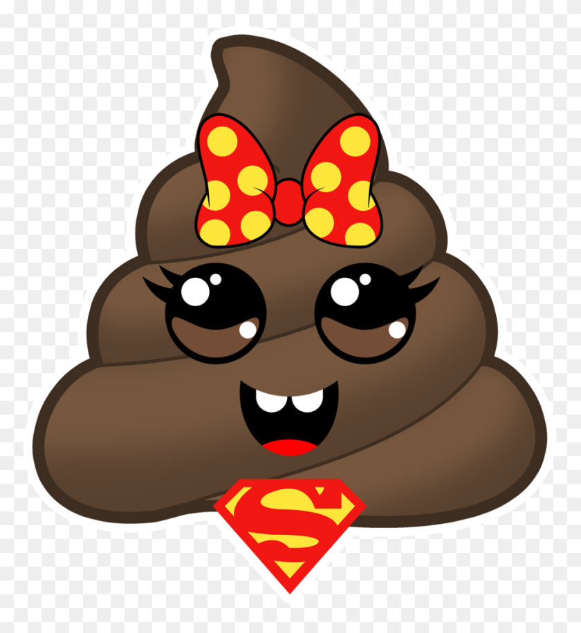 932x1024 Super Poop Emoji Pop Studios Реквизит - Dab Emoji Png