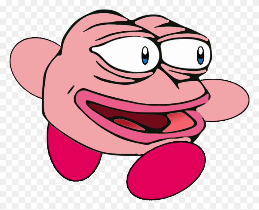 963x768 Super Rare Kirby Pepe Pepe - Kirby PNG