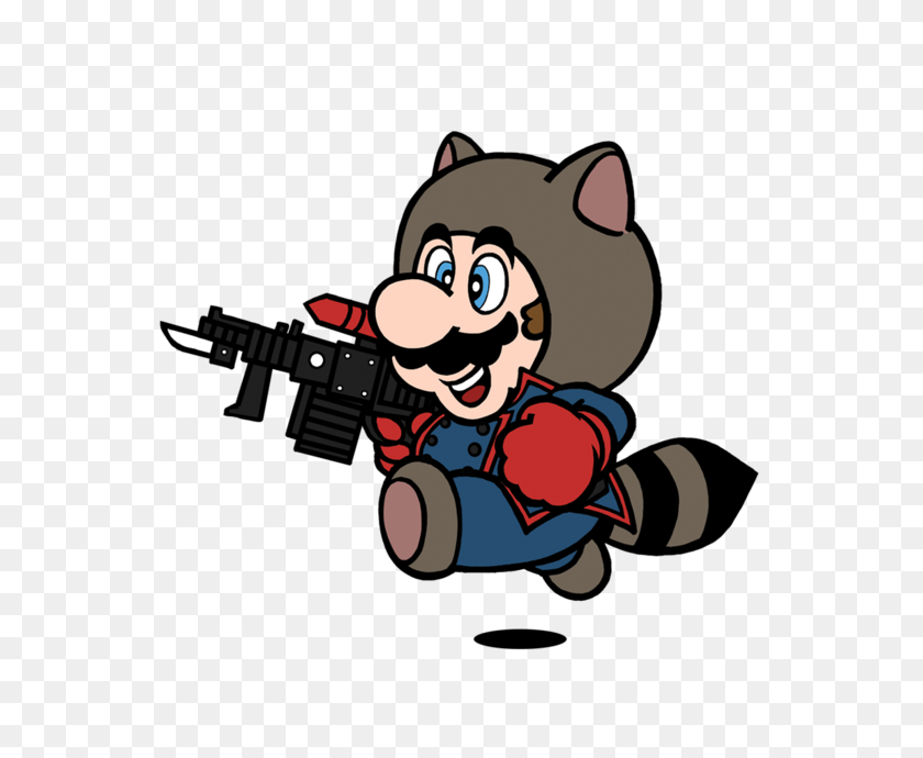 630x630 Super Rocket Raccoon Super Mario Conoce Tu Meme - Mapache Imágenes Prediseñadas