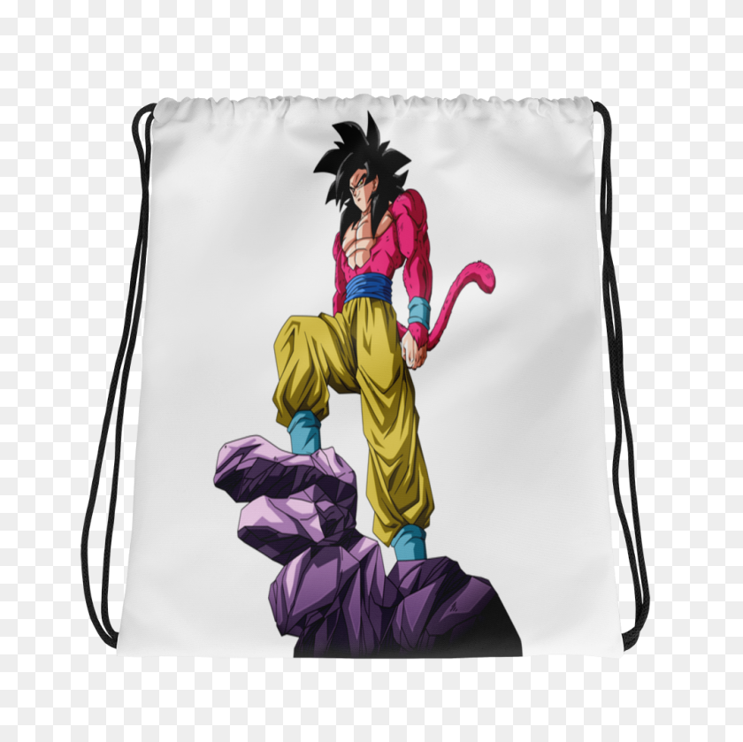 1000x1000 Super Saiyan Goku Drawstring Bag - Super Saiyan Goku PNG