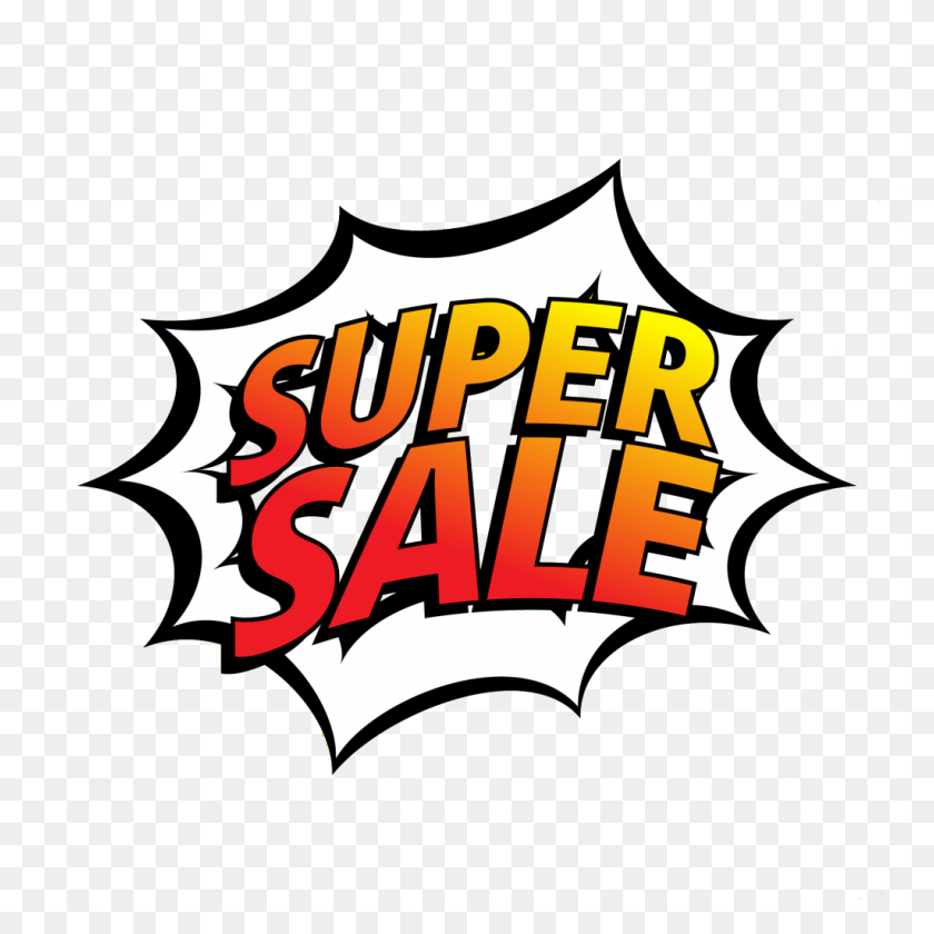 1024x1024 Super Sale Png Image Vector, Clipart - Sale Clip Art