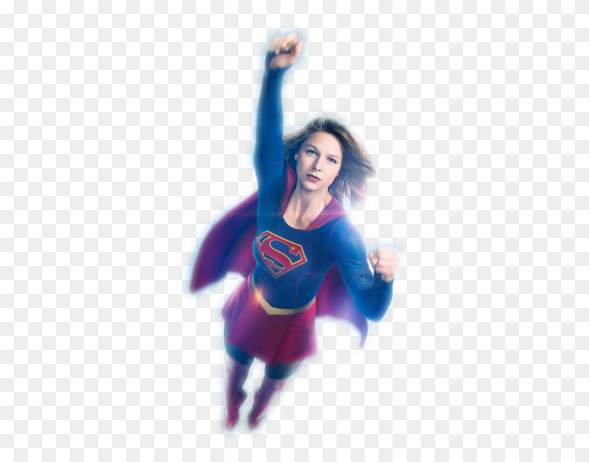 600x600 Supergirl Volando Png - Superman Volando Png