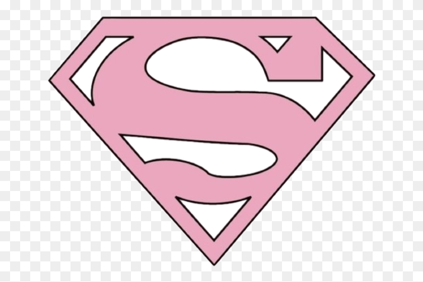 656x501 Supergirl Pink Freetoedit - Supergirl Logo PNG