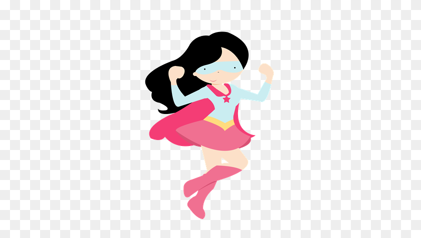 286x416 Supergirls - Клипарт Про Супергероев Бесплатно Для Учителей