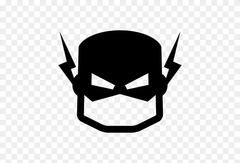 512x512 Супергерой, Бэтмен, Герой, Комическая Икона - Черно-Белый Клипарт Супергероев