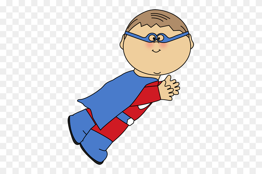 405x500 Супергерой Картинки Для Учителей Супергероя С Блокнотом - Блокнот Клипарт