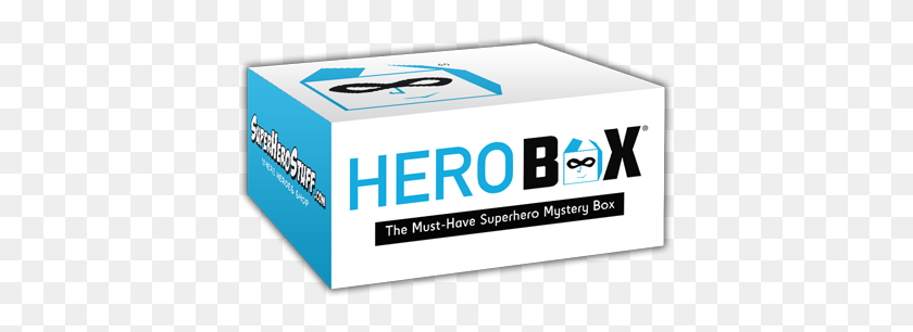 417x246 Superhero Mystery Box - Mystery Box PNG