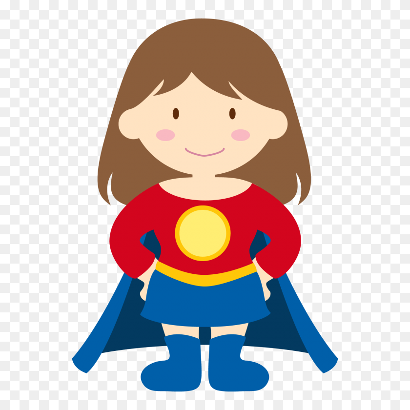1500x1500 Superhero Pictures For Kids - Gymnastics Girl Clipart