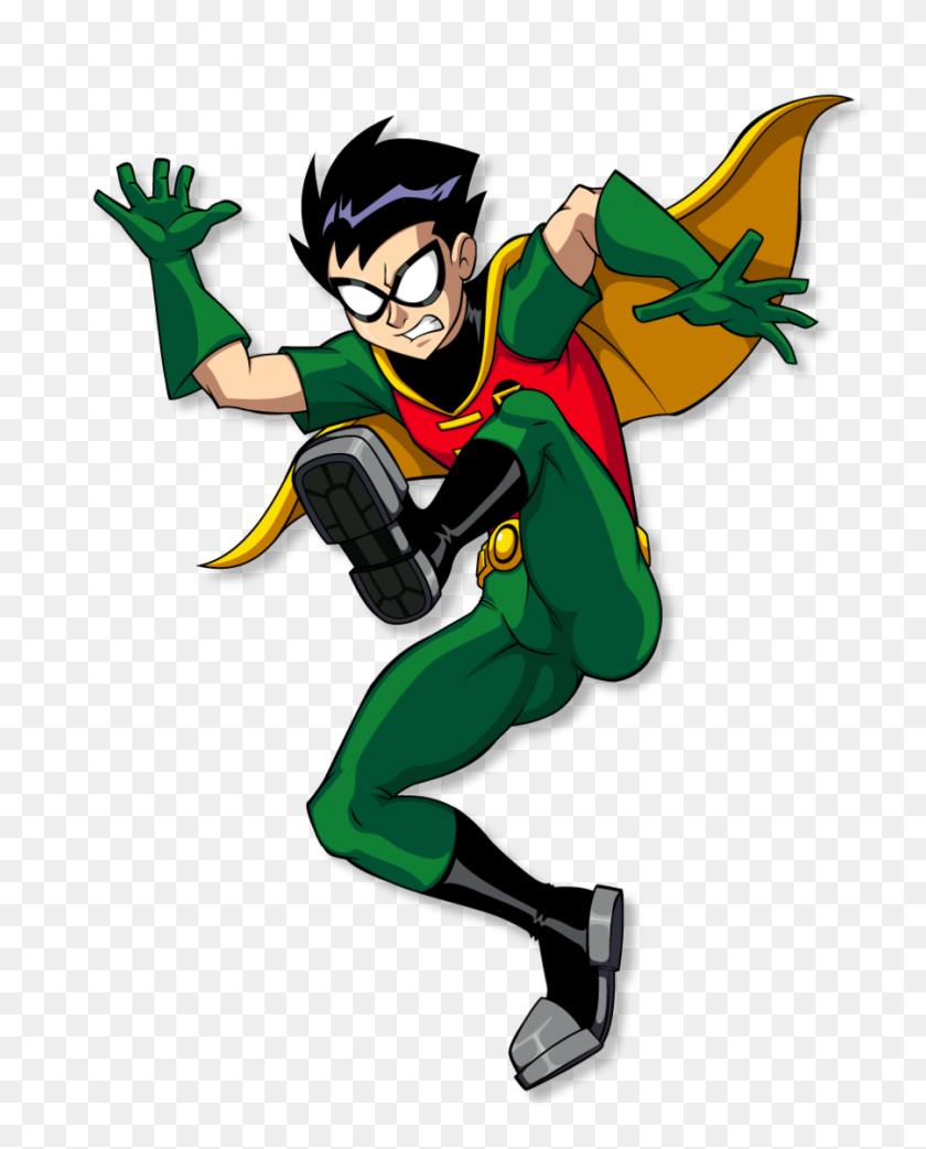 900x1134 Superhero Robin Clipart - Superhero Clipart