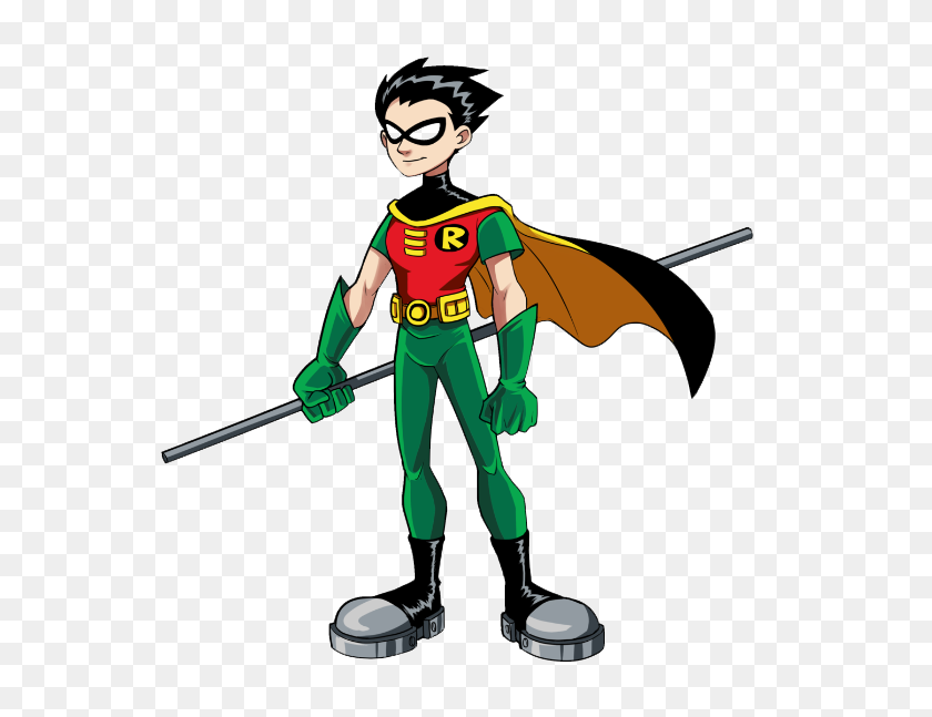 575x587 Superhero Robin Clipart - Action Figure Clipart