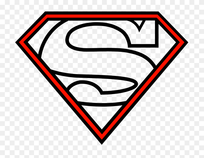 1421x1080 Логотип Мыса Супермена - Клипарт Зал Славы