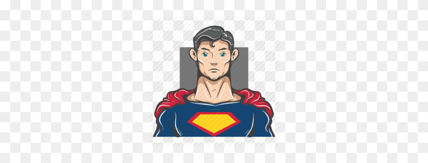 260x260 Superman Clipart - Superman Logo Clipart