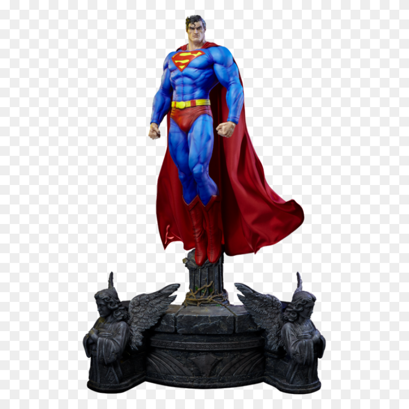800x800 Superman Fabric Cape Edition Estatua - Capa De Superman Png