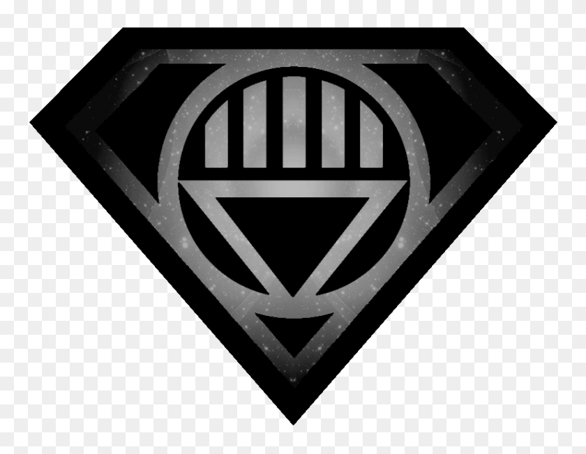 825x626 Superman Logo Clipart Black And White - Superman Symbol PNG
