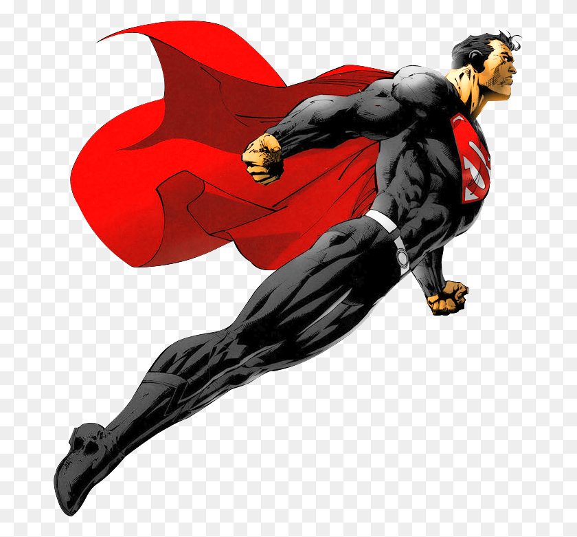 684x721 Superman Logo Clipart Superman Cape - Superhero Cape PNG