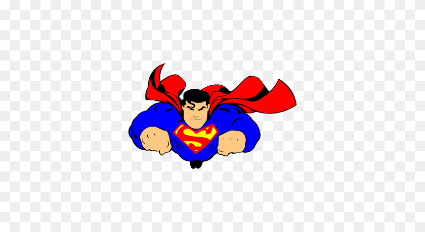 400x400 Логотипы Супермена Вектор - Супермен Летающий Png