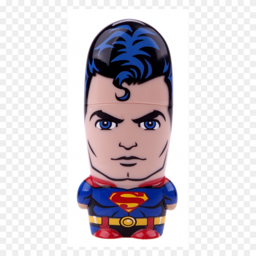 1024x1024 Superman Man Of Steel Dc Comics Mimobot Usb Flash Drive Mimoco - Man Of Steel PNG