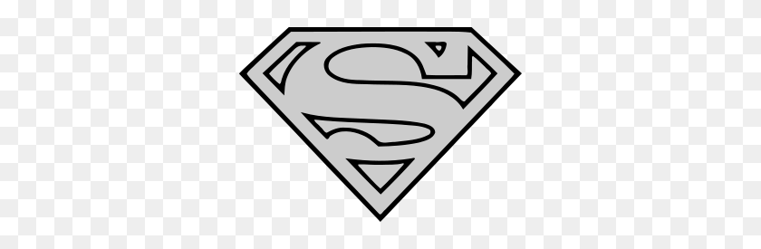 312x215 Superman Marker Right Print My Marker - Markers Clipart Black And White
