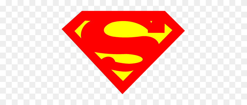 441x299 Superman Simboli, Logo Gratis - Superhero Flying Clipart