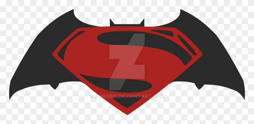 1024x463 Superman V Batman Png Logo Clipart - Superman Symbol Clipart
