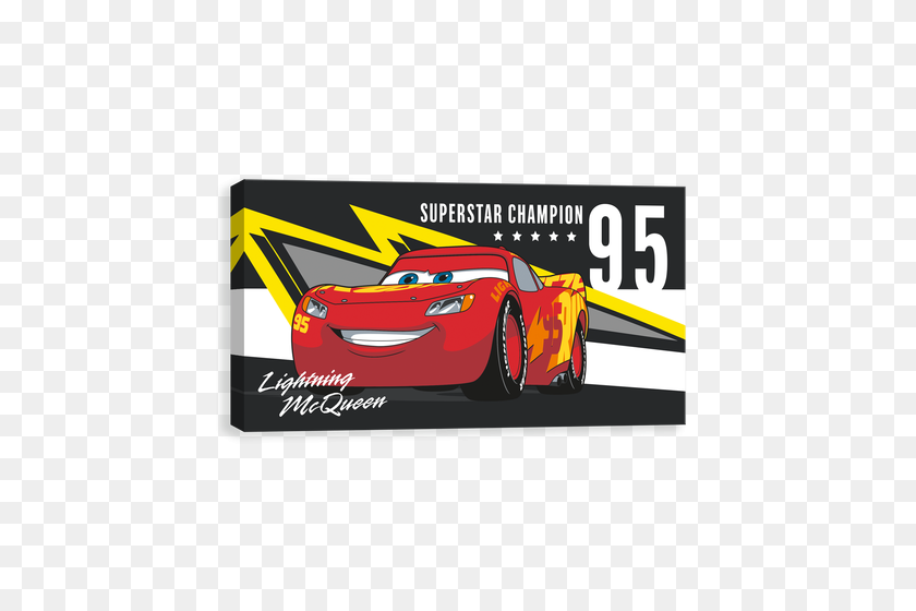 500x500 Campeón Superestrella - Rayo Mcqueen Png
