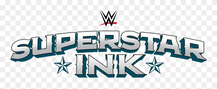 1200x439 Superstar Ink Wwe - Aj Styles Logo PNG