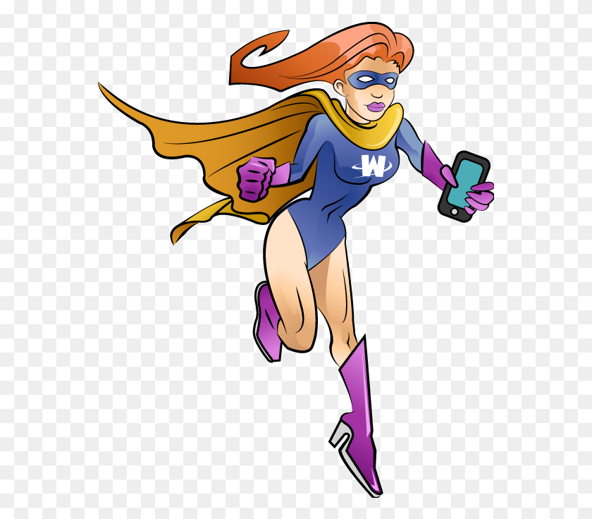 563x676 Superwoman Clipart - Strong Woman Clipart