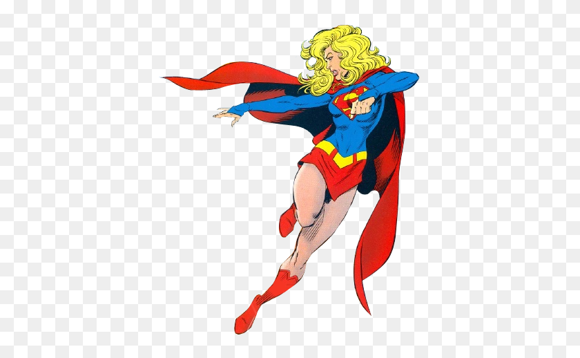 379x458 Superwoman Clipart Clipart - Supergirl Logo PNG