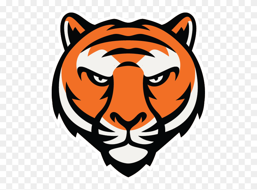 523x562 Supporting Thayer - Tiger Face PNG