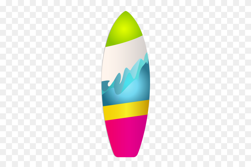 174x500 Surf Board Png Clip Art Clip Art Surf Board - Surfing Clipart