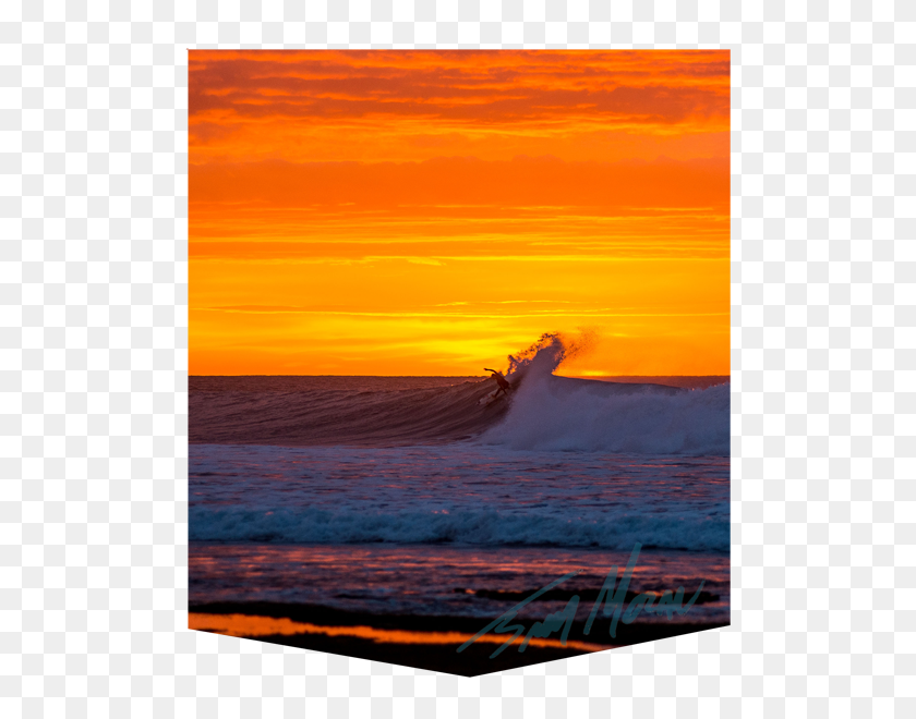 600x600 Surf Sunset Trevor Moran Open Mind Camisetas De Bolsillo - Sunset Sky Png