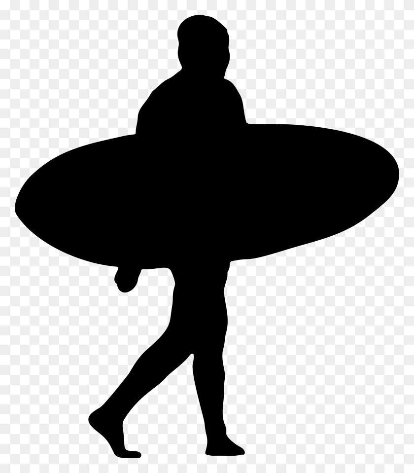 1990x2294 Surfboard Clipart - Surfboard Clipart Black And White