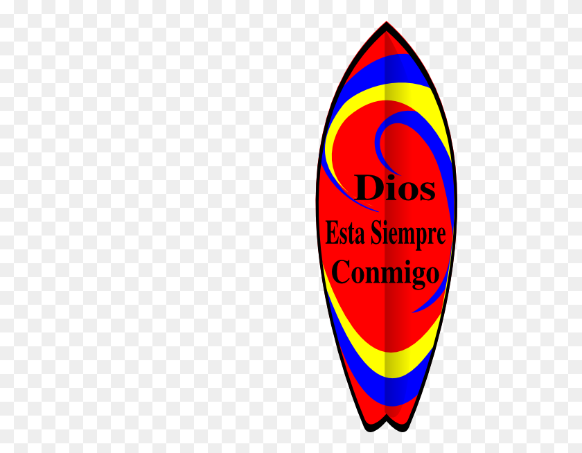 480x594 Surfboard Dios Esta Siempre Conmigo Png, Clip Art For Web - Surfboard Clipart PNG