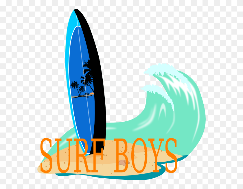 582x596 Surfboard White Surfboards And Clip Art - Surfboard Clipart PNG